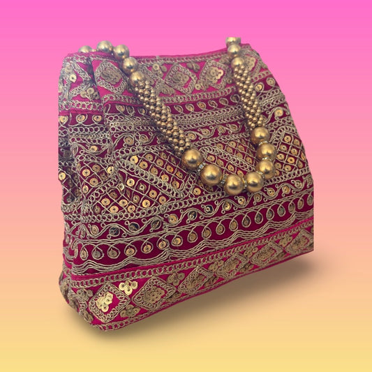 Pink Ombre Potli Bag