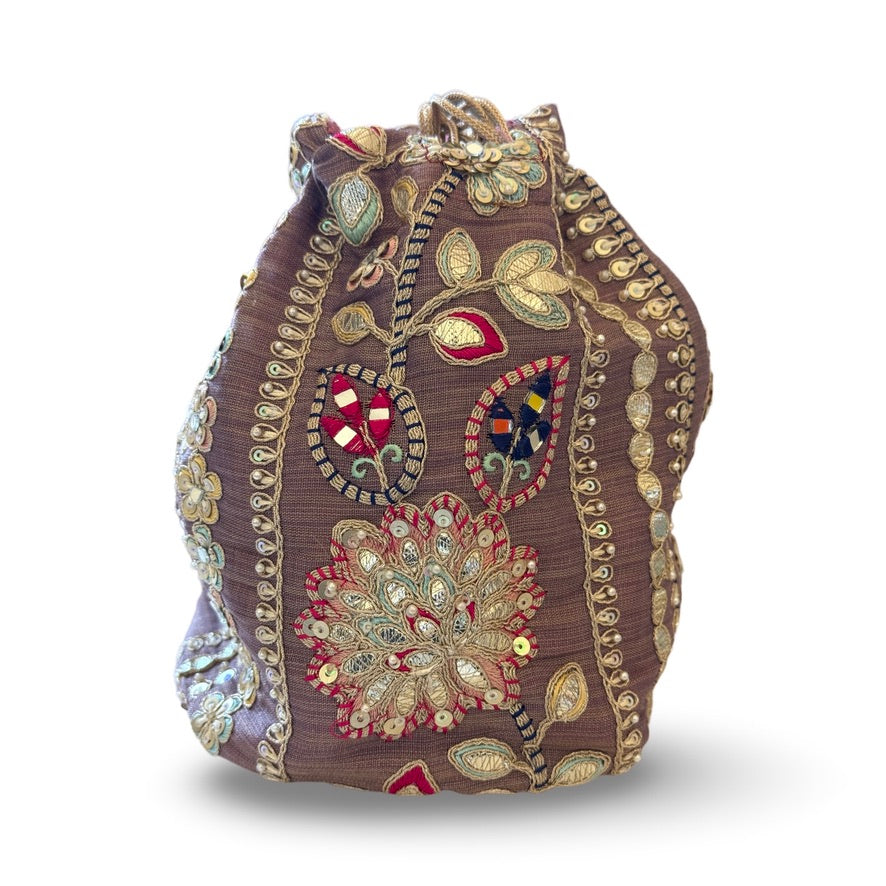 Dark Lilac Potli Bag