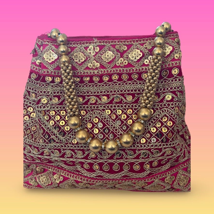 Pink Ombre Potli Bag