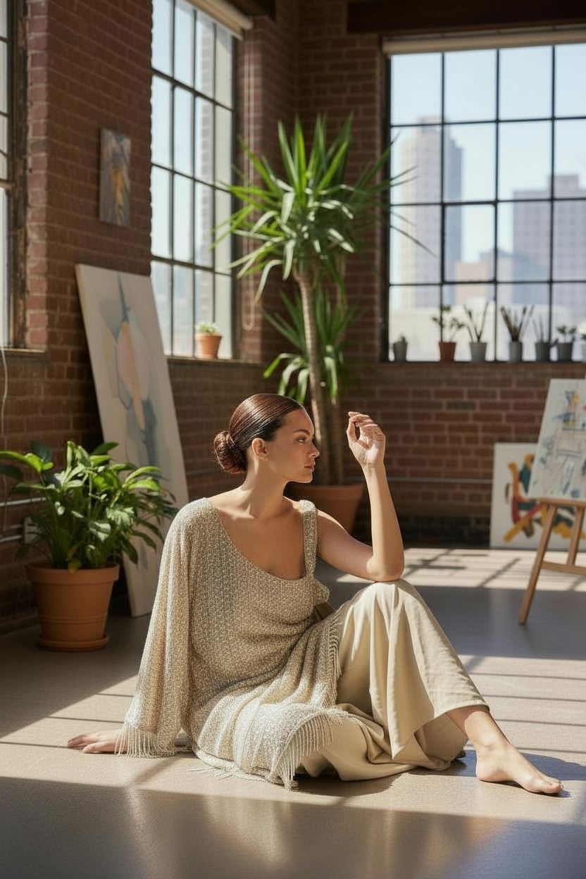 Sandstone Beaded Pallazo